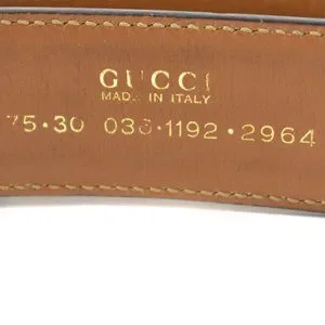 GUCCI: Black/Brown, Reversible Leather \